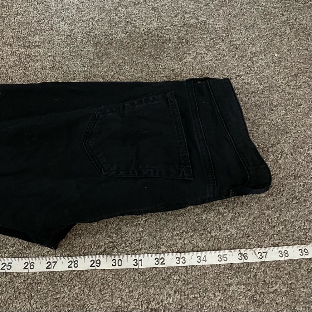 AG Adriano Goldschmied The Stevie Ankle Slim Straight Leg Black Skinny Jeans 28 - Picture 8 of 8